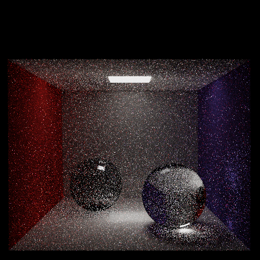 Refraction — glass and mirror spheres